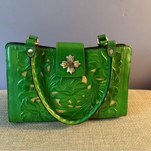 Green Leather Handbag